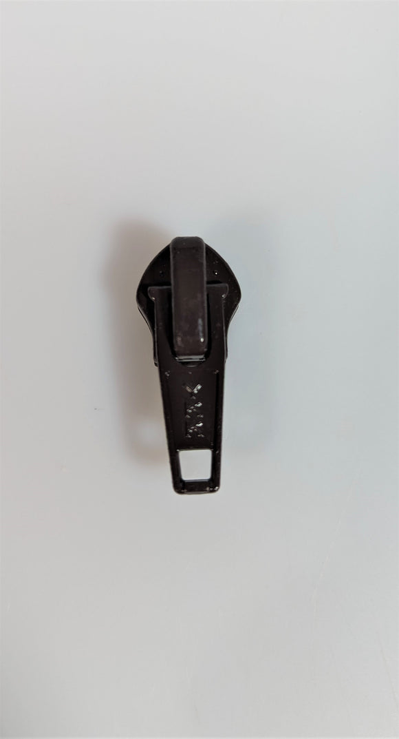 #8 Coil Zipper Slide Locking Brown