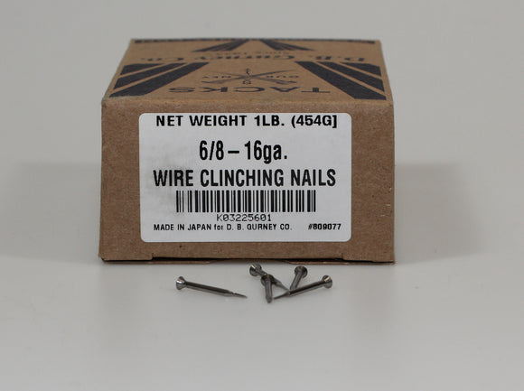 Gurney Wire Clinch Nails 16 Gauge