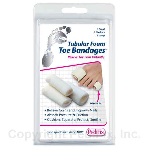 Pedifix P-337-Mix Tubular Foam Toe Bandages