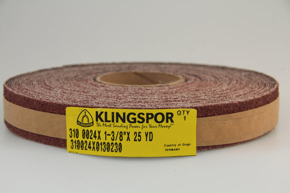 #310 Klingspor Sandpaper Rolls 1 3/8”
