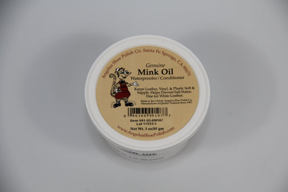 Angelus Genuine Mink Oil Compound 8 oz