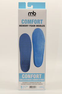 MWB Comfort Memory Foam Insoles (OSFM)